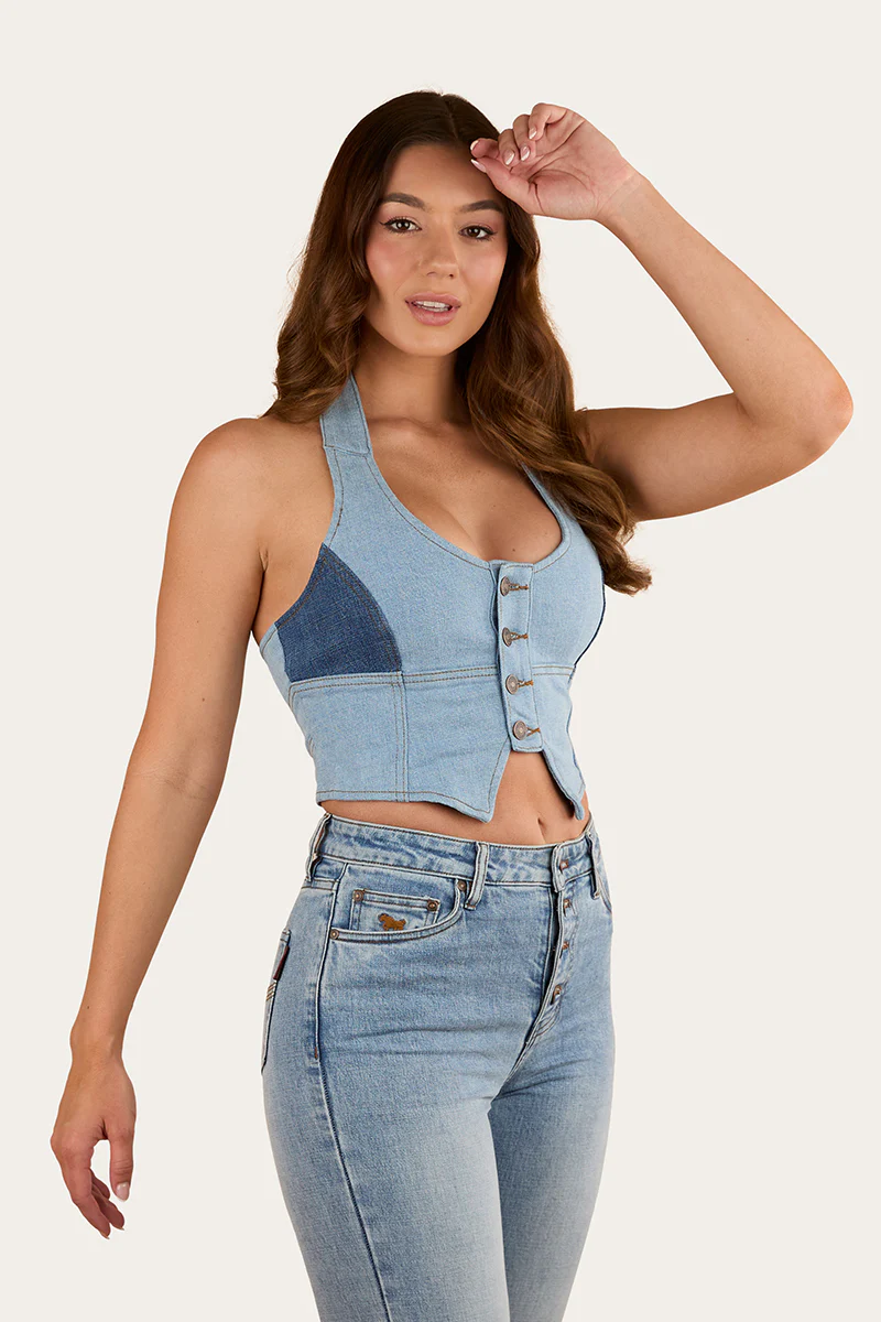 Alinta Womens Denim Bustier - Image 5
