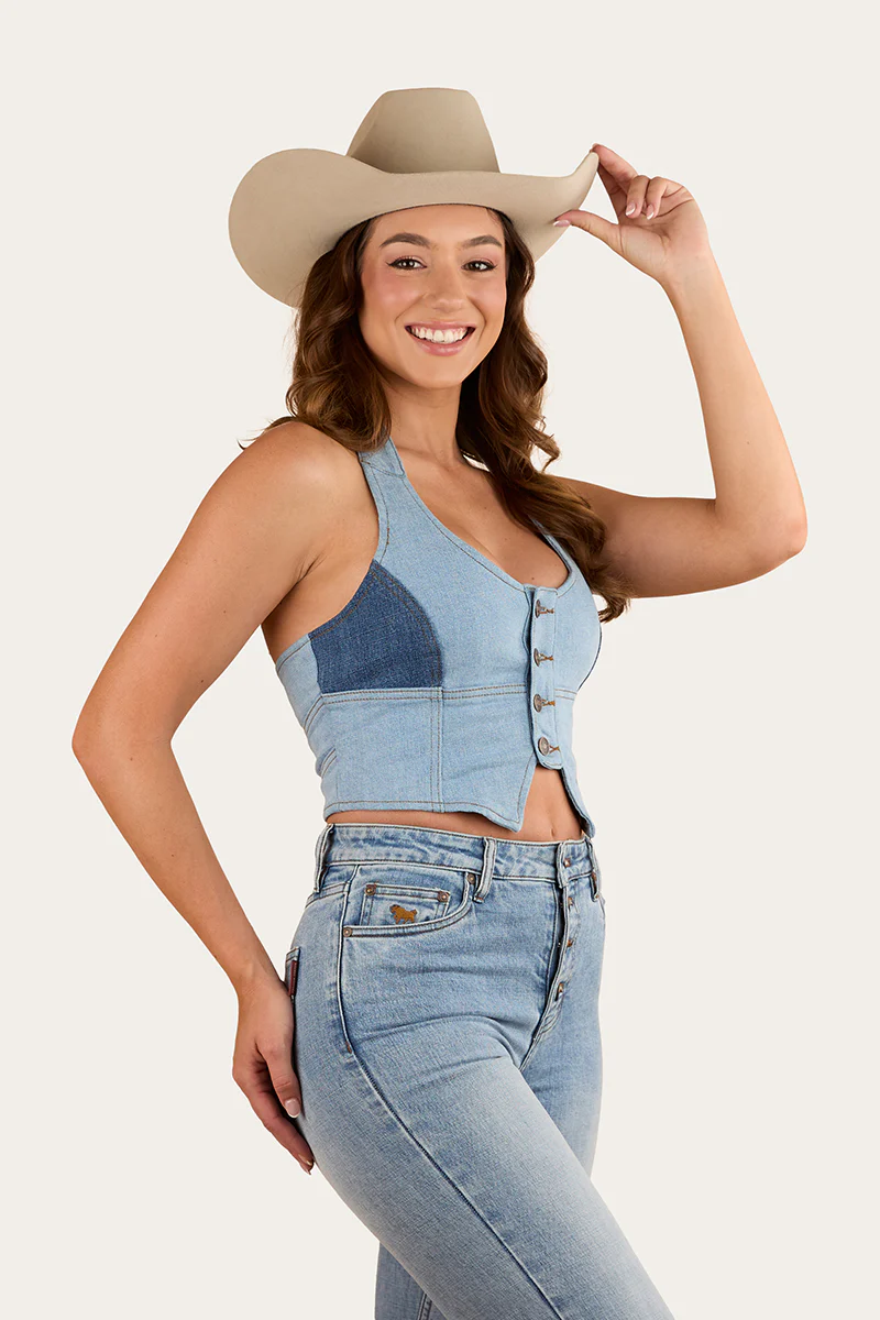 Alinta Womens Denim Bustier - Image 6