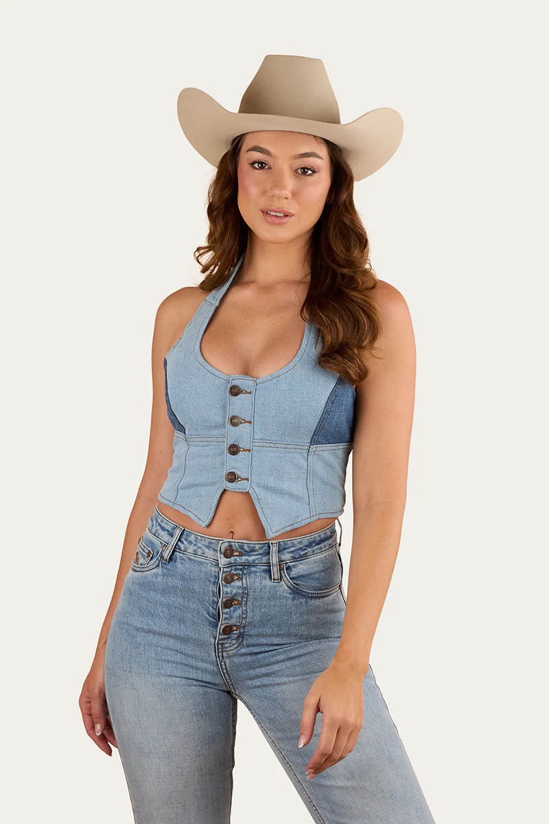 Alinta Womens Denim Bustier - Image 7