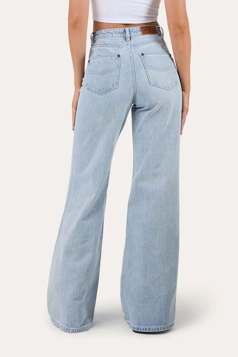 April Womens High Rise Wide Leg Jean - Image 2