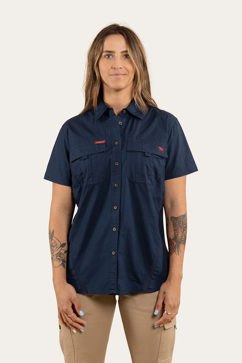Ashburton Womens Short Sleeve Ripstop Workshirt