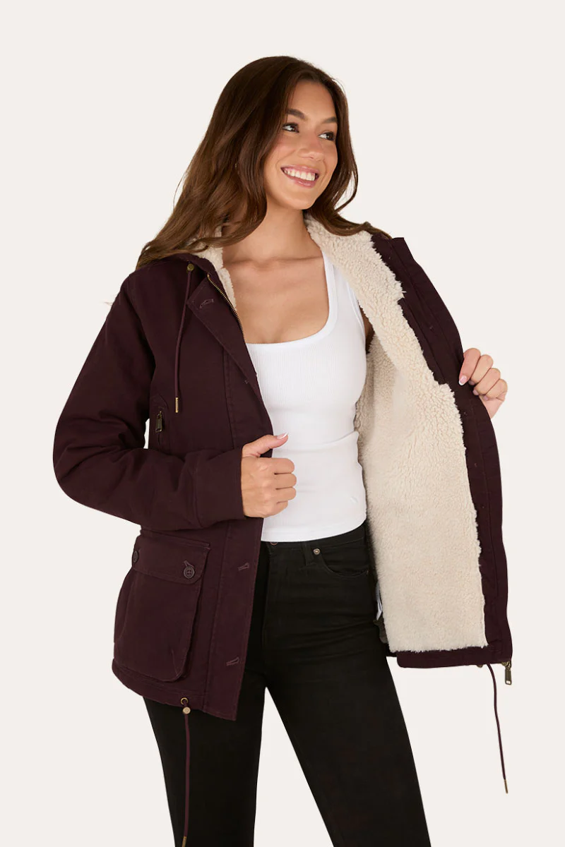 Aspen Womens Canvas Jacket - Image 12