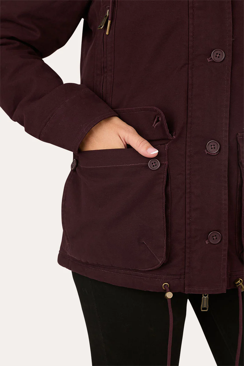 Aspen Womens Canvas Jacket - Image 14