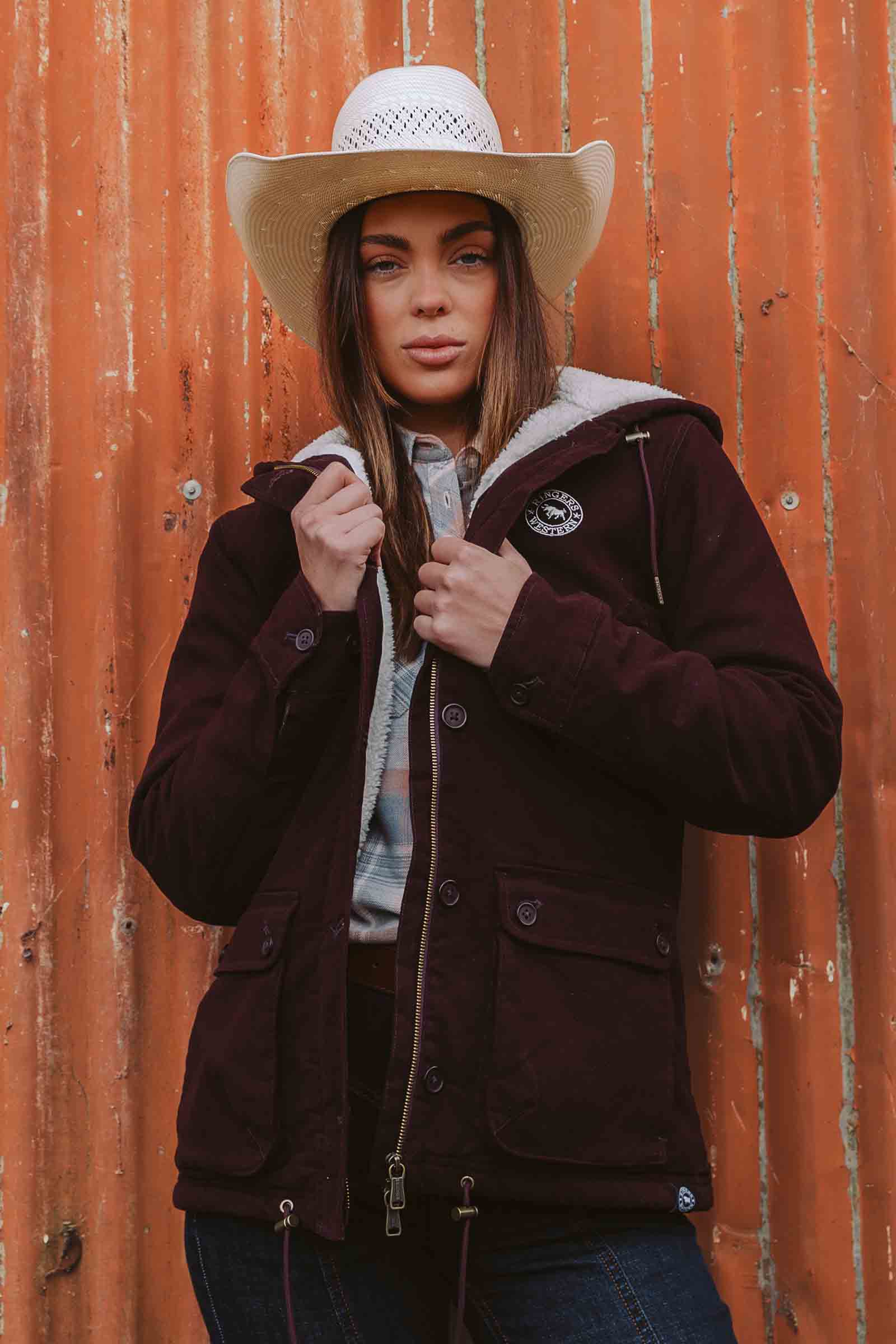 Aspen Womens Canvas Jacket - Image 9