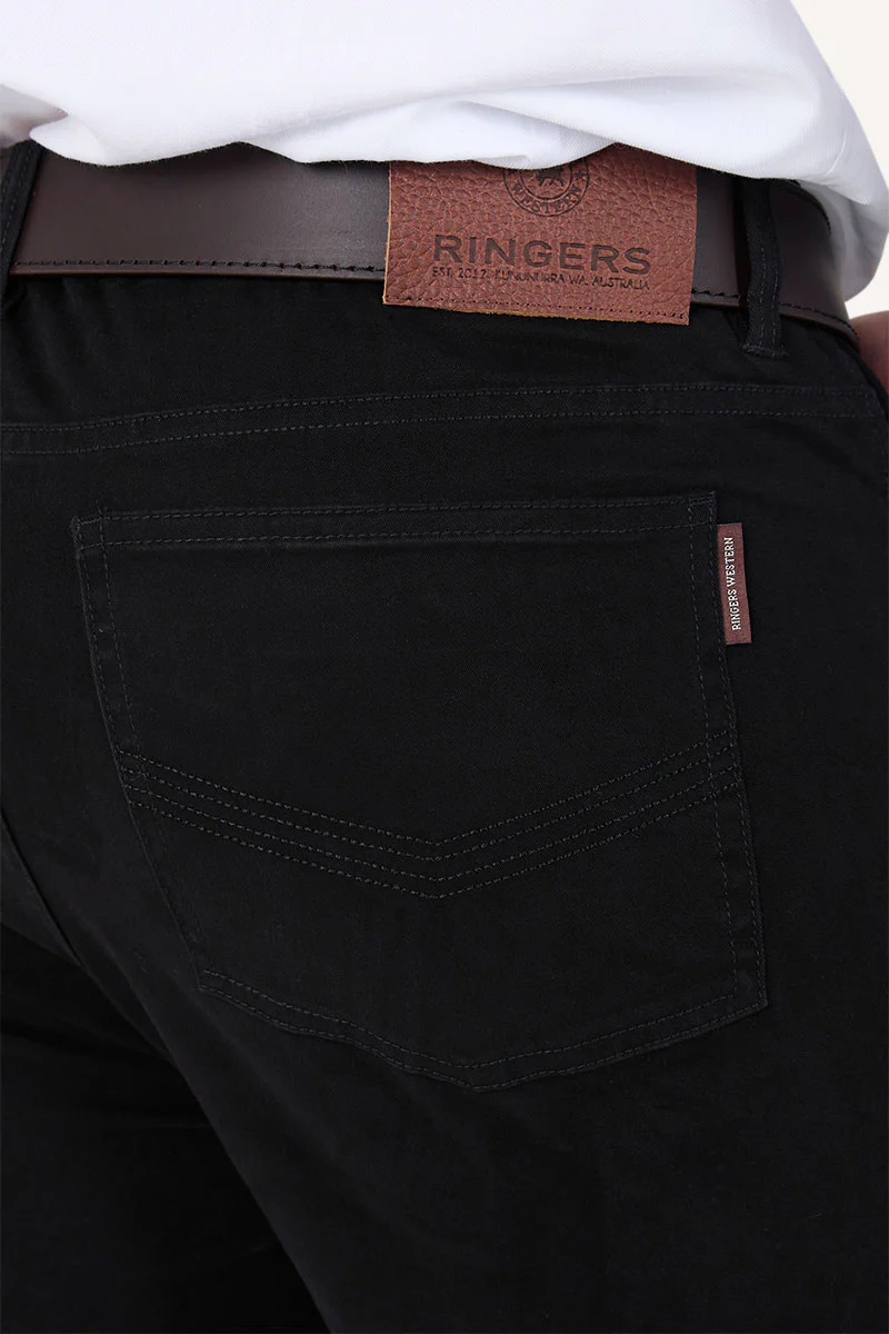 Avondale Mens 5 Pocket Stretch Drill Jeans - Image 4