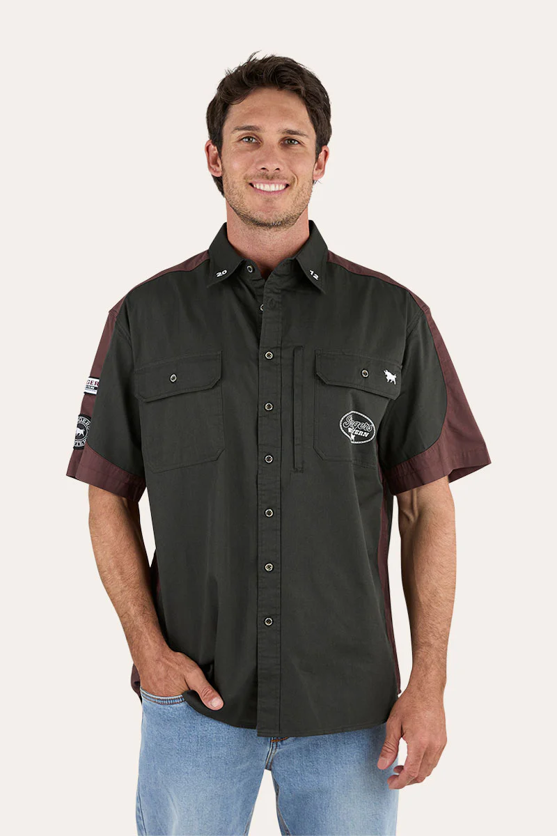 Back Roads Mens Short Sleeve Work Shirt - Image 3