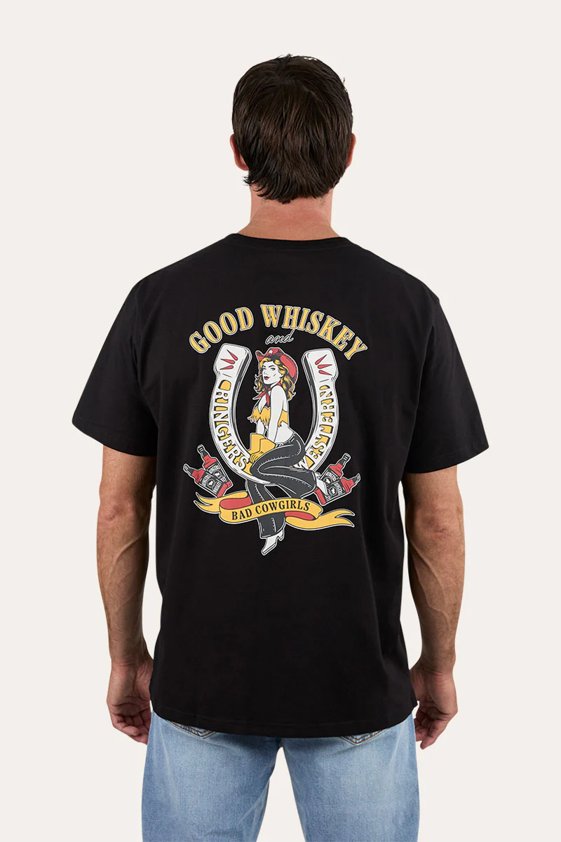 Bad Cowgirls Mens Loose Fit T-Shirt - Image 4