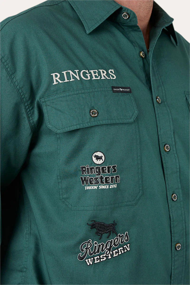 Barrelman Mens Full Button Work Shirt - Image 2