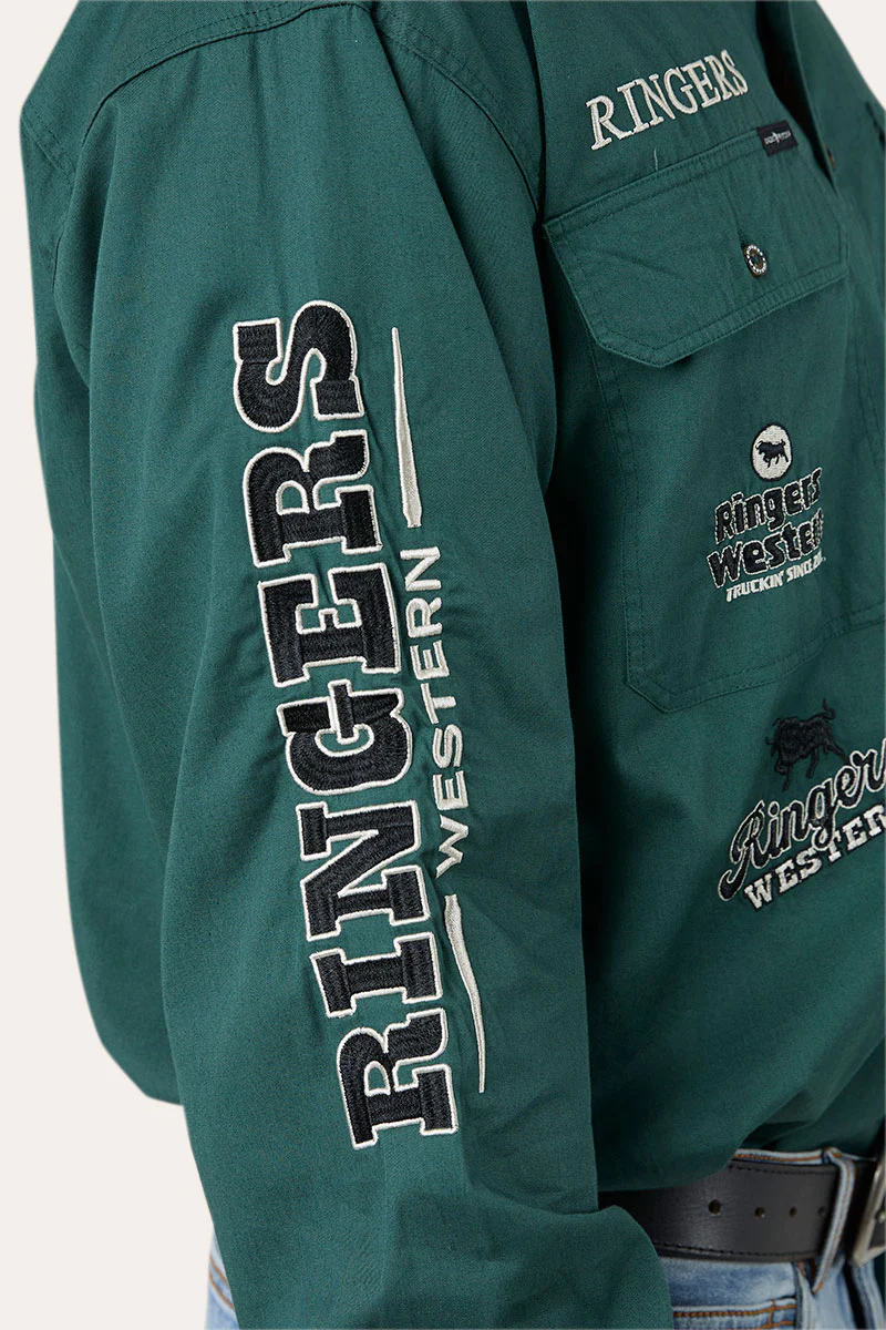 Barrelman Mens Full Button Work Shirt - Image 3