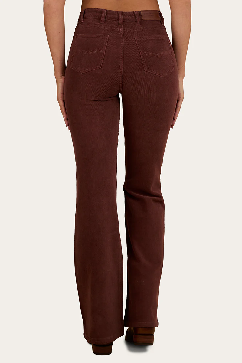 Betsy Corduroy Womens High Rise Bootleg Jean - Image 9