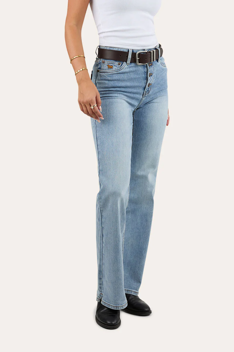 Betsy Womens High Rise Bootleg Jean - Image 13