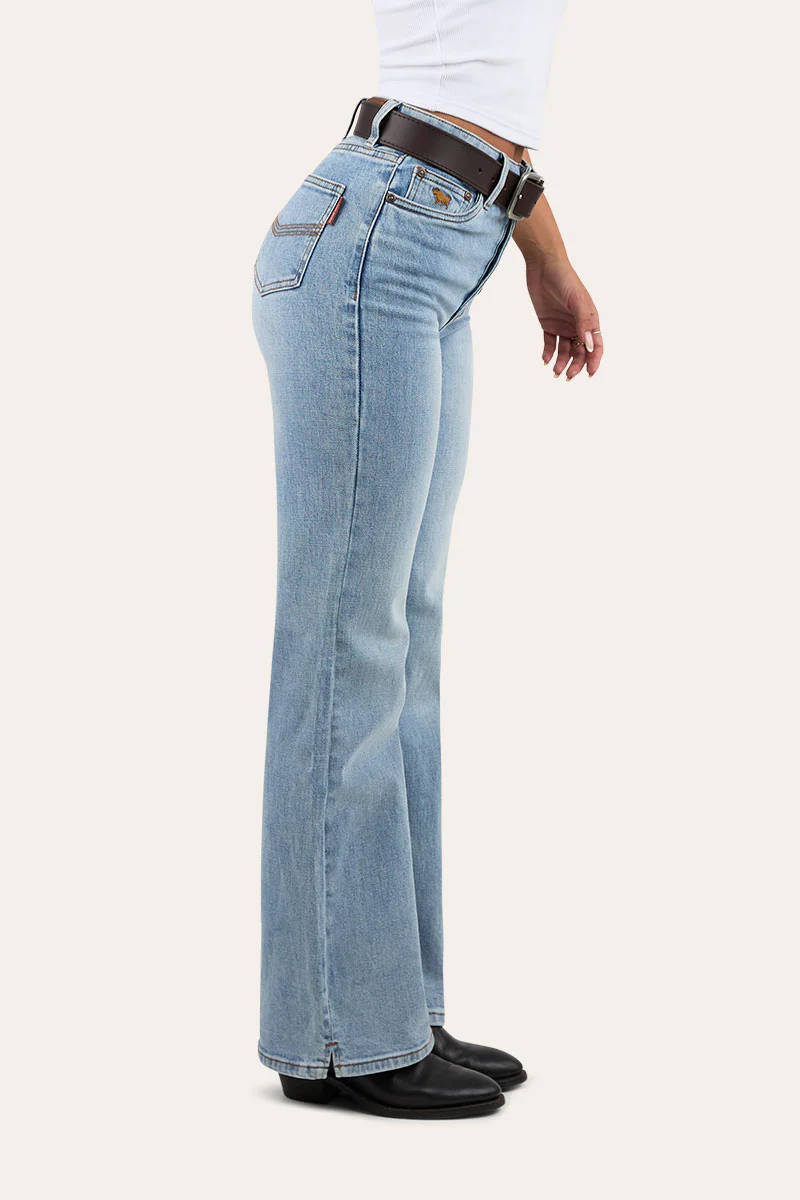 Betsy Womens High Rise Bootleg Jean - Image 14