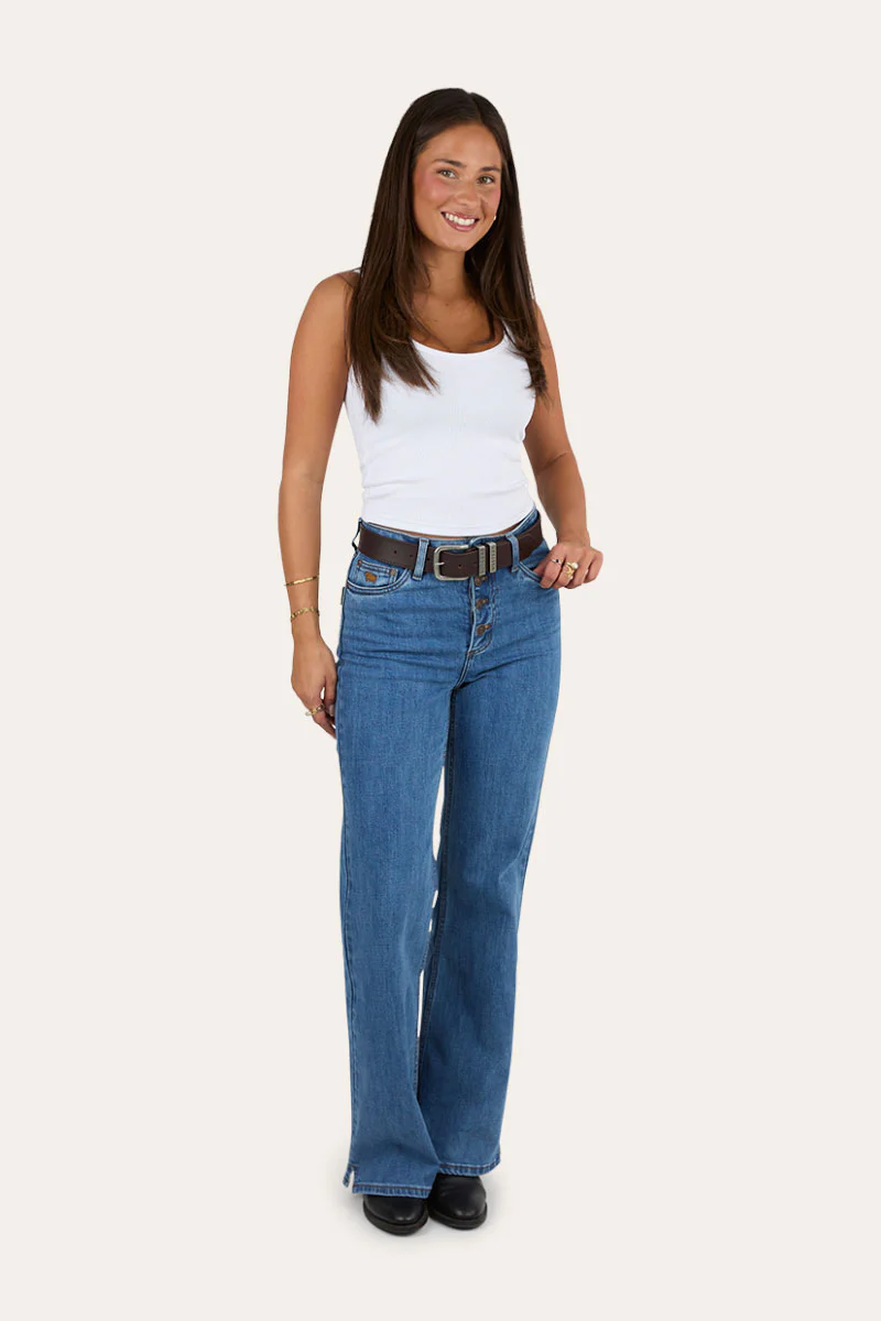 Betsy Womens High Rise Bootleg Jean - Image 18