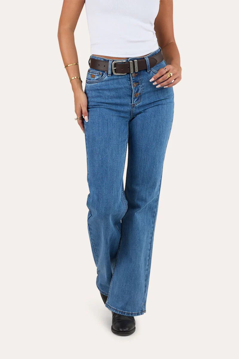 Betsy Womens High Rise Bootleg Jean - Image 19