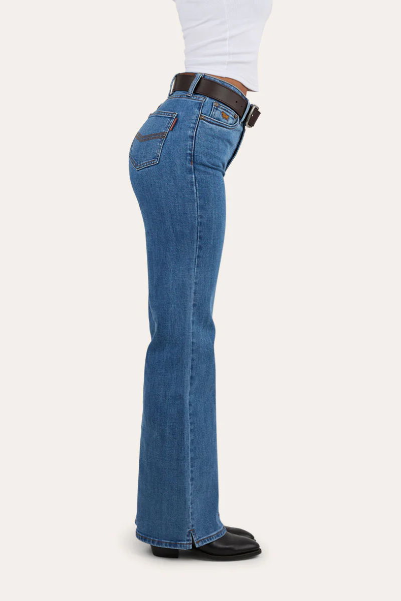 Betsy Womens High Rise Bootleg Jean - Image 21