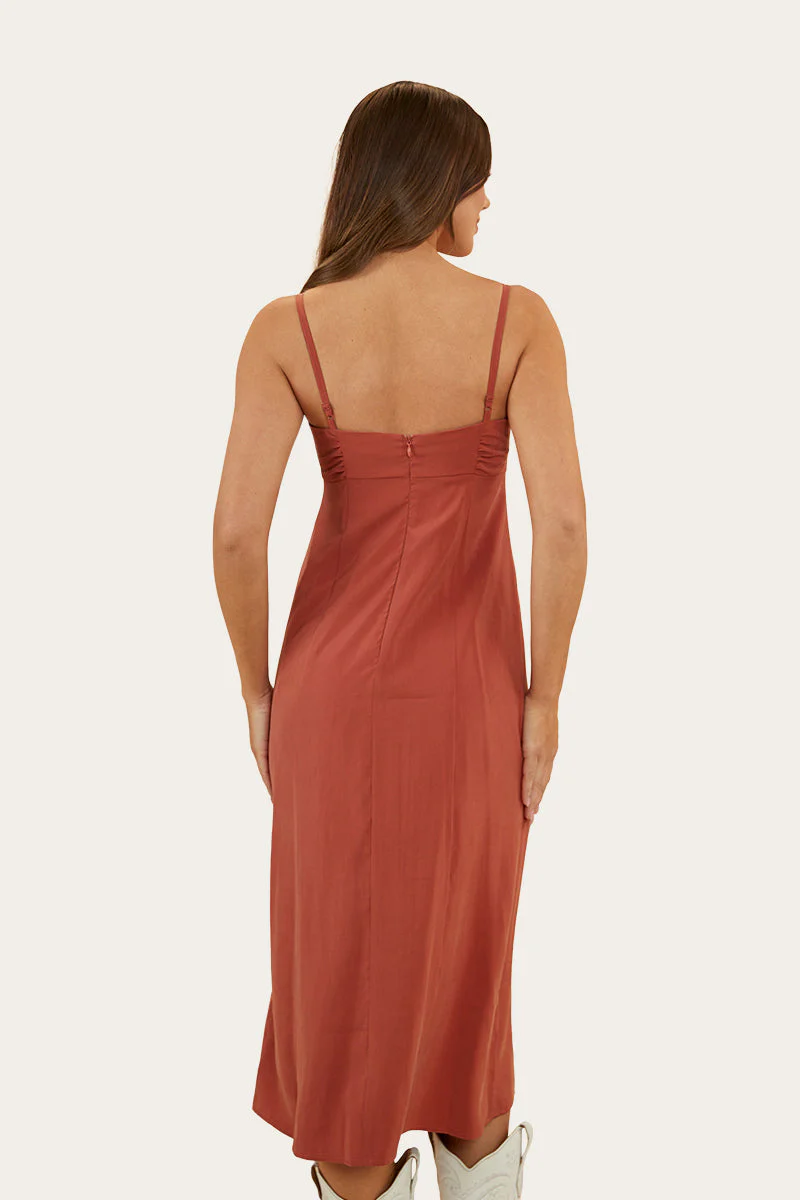 Bobbie Womens Midi Dress - Cedar - Image 3