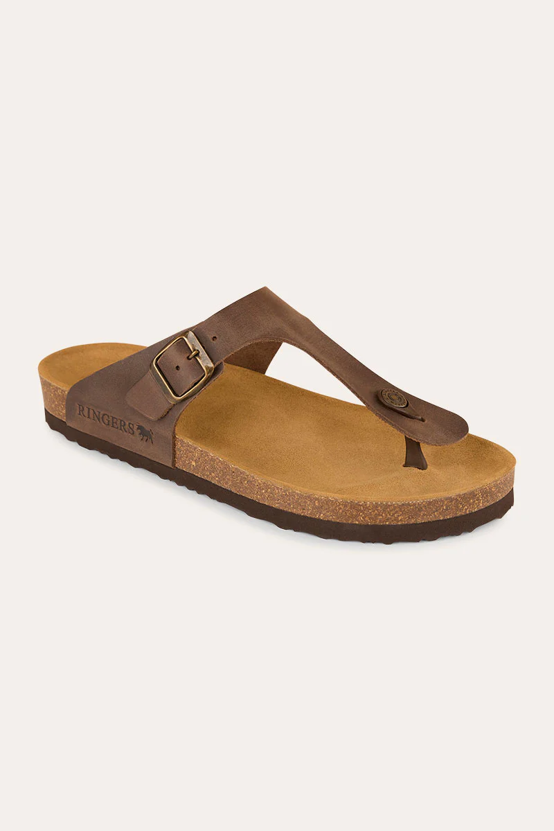 Bondi - Leather Cork Thong - Image 5