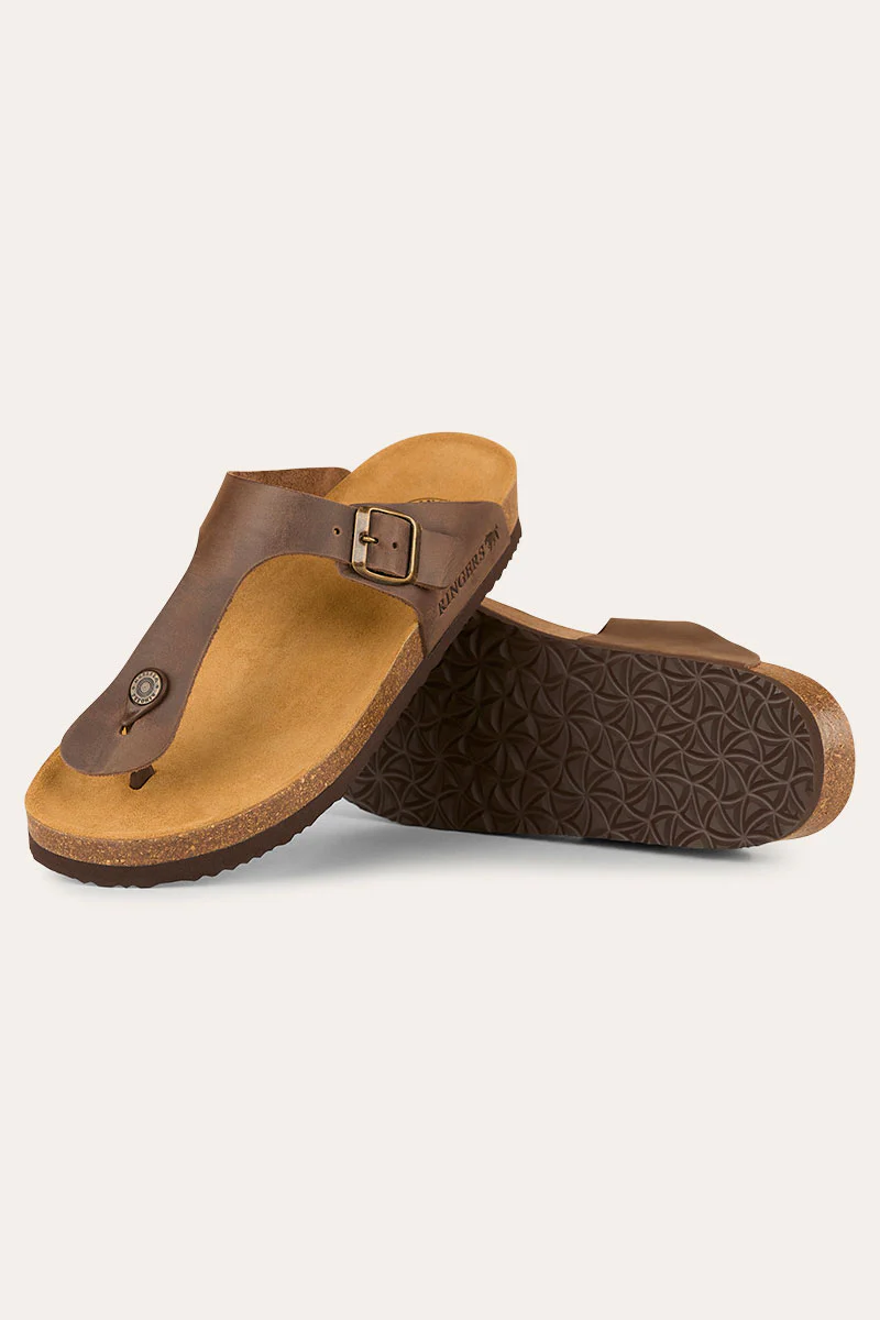 Bondi - Leather Cork Thong - Image 6