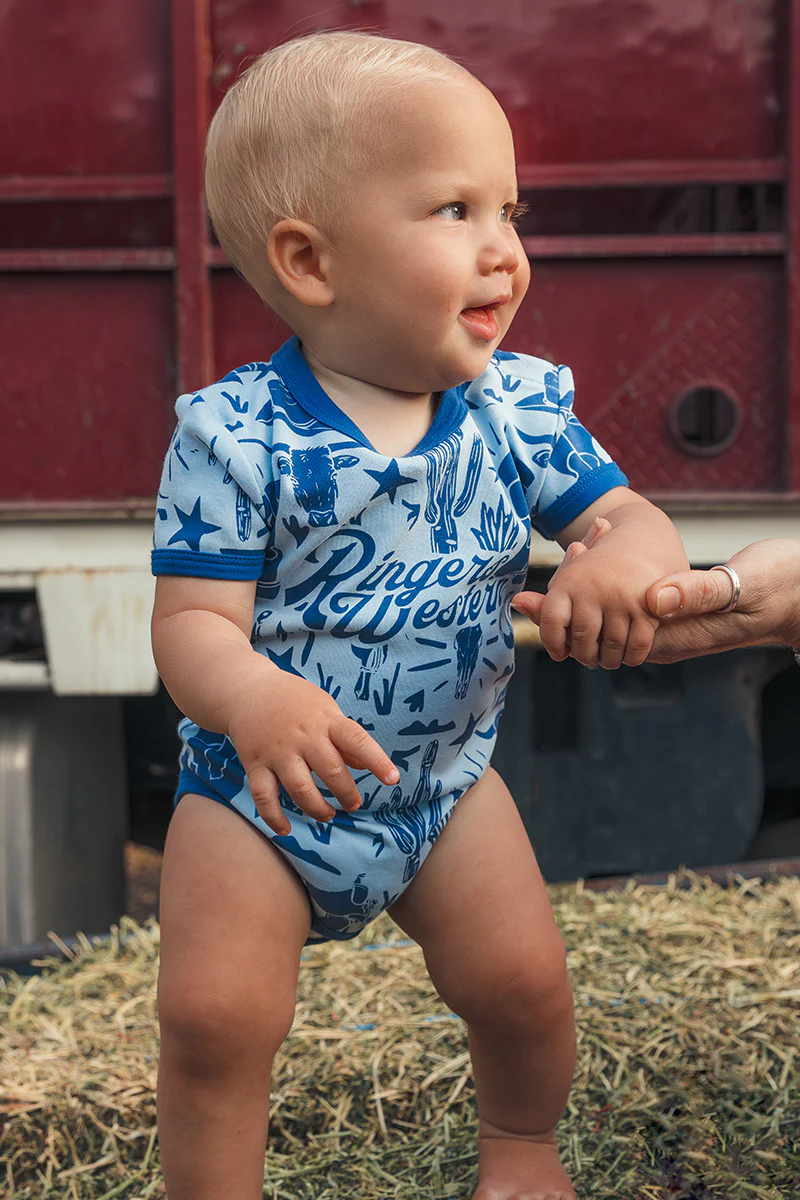Boot Scootin Babies SS Romper - Image 5