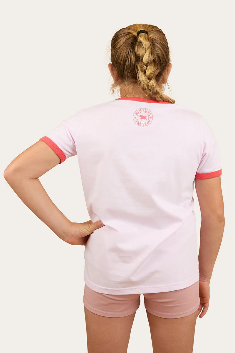 Boot Scootin Kids Ringer T-Shirt - Image 3