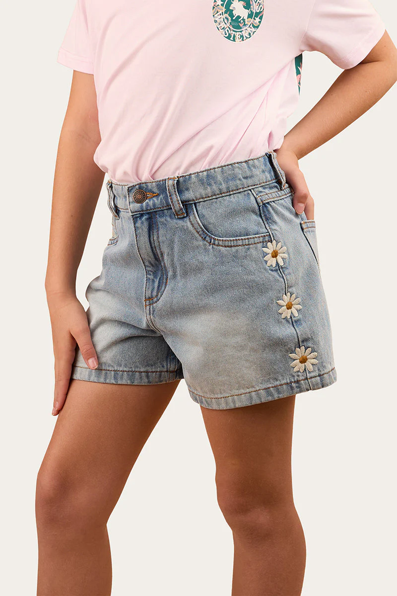 Bridie Kids Denim Short - Image 6