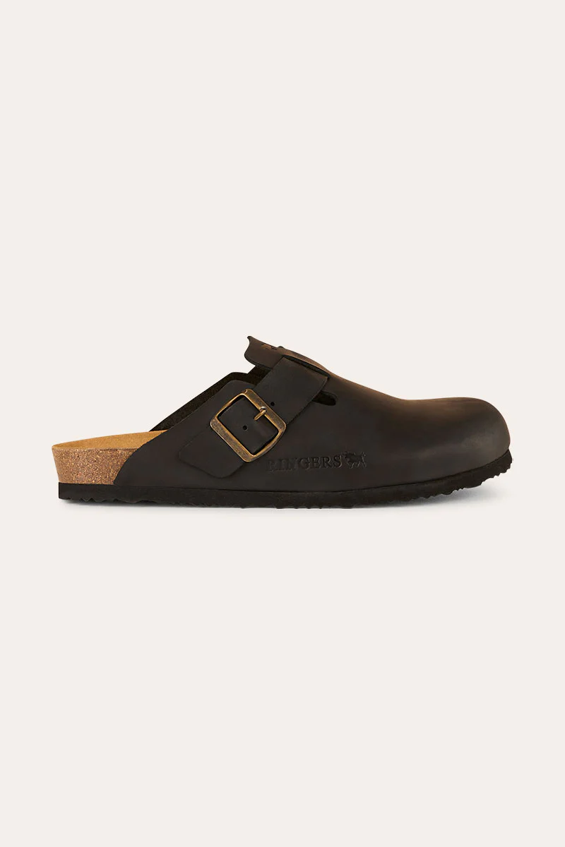 Byron - Leather Cork Clog - Image 3