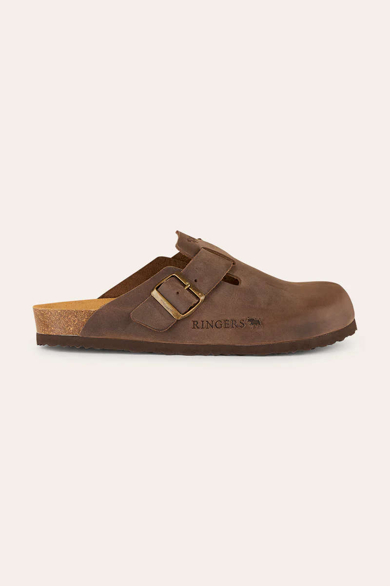 Byron - Leather Cork Clog - Image 6
