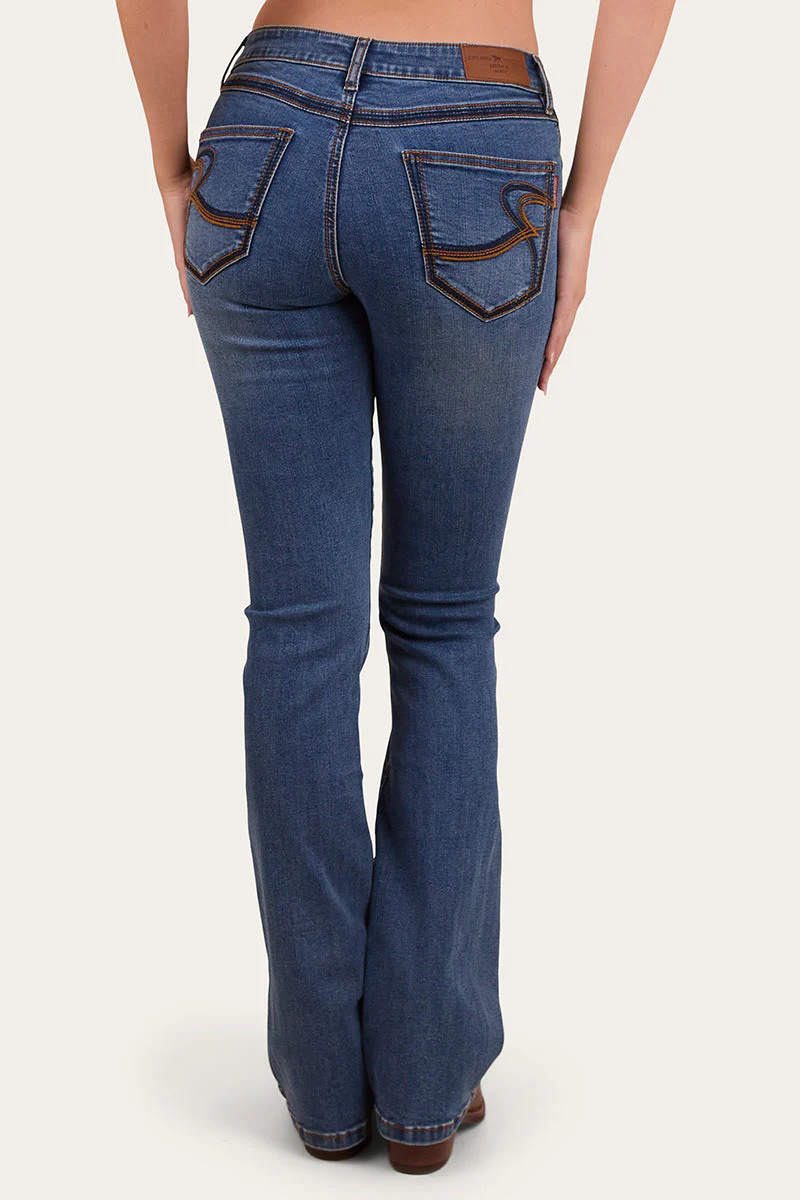 Caroline Womens Mid Rise Bootleg Jean - Image 16