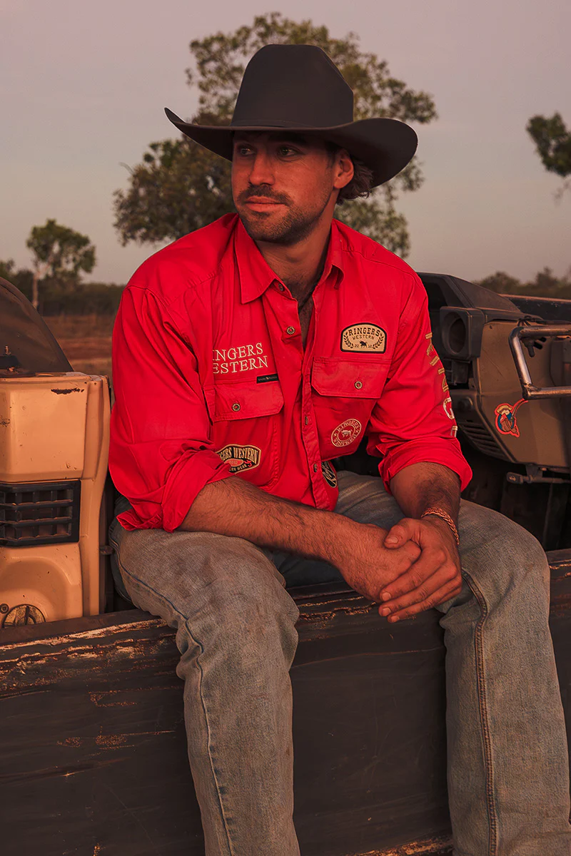 Chute Boss Mens Full Button Work Shirt