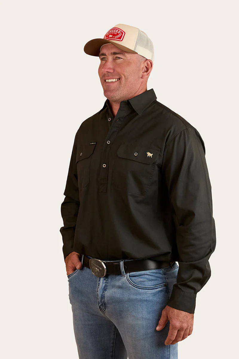 Condor Mens Half Button Work Shirt - Image 4