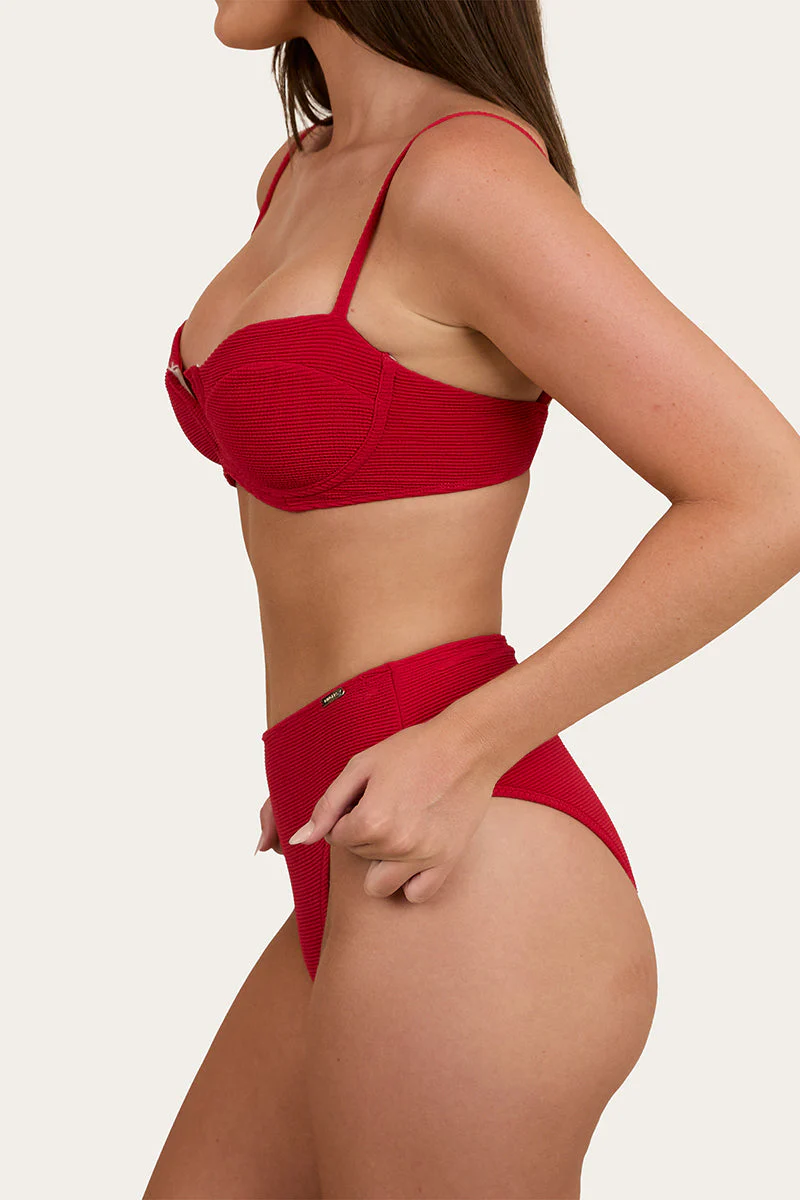 Country Sunset Textured Underwire Bikini Top - Image 3