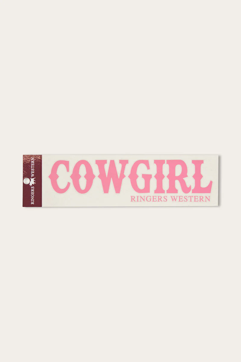 Cowgirl Die Cut Sticker
