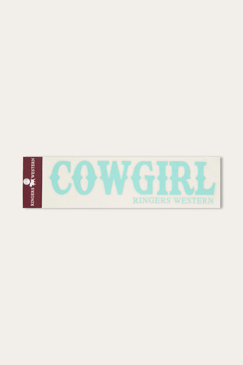 Cowgirl Die Cut Sticker - Image 2