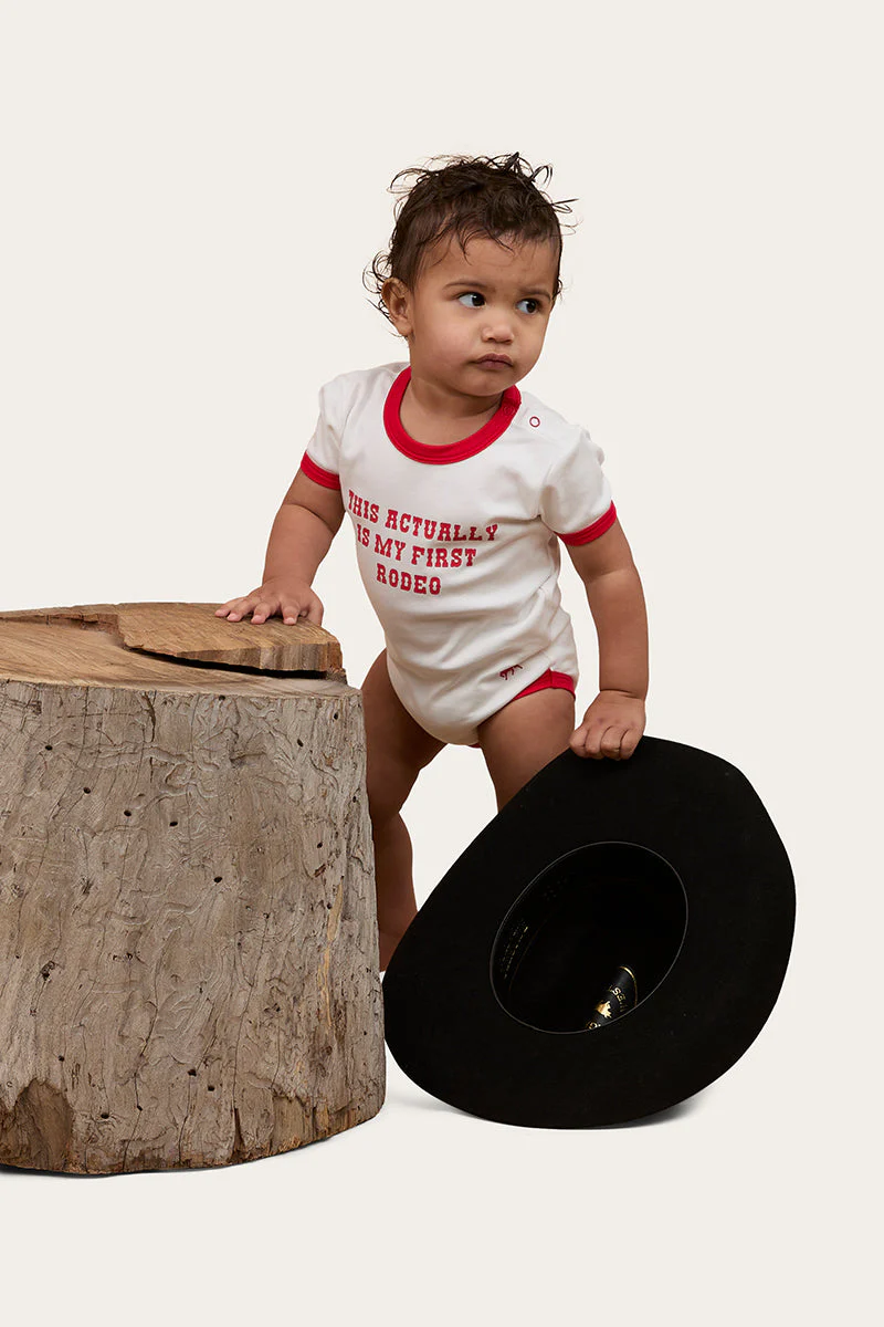 First Rodeo Babies SS Romper - Image 7