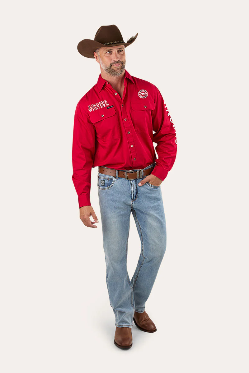 Hawkeye Mens Full Button Work Shirt - Image 74