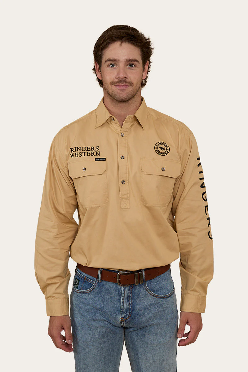 Hawkeye Mens Half Button Work Shirt - Image 17
