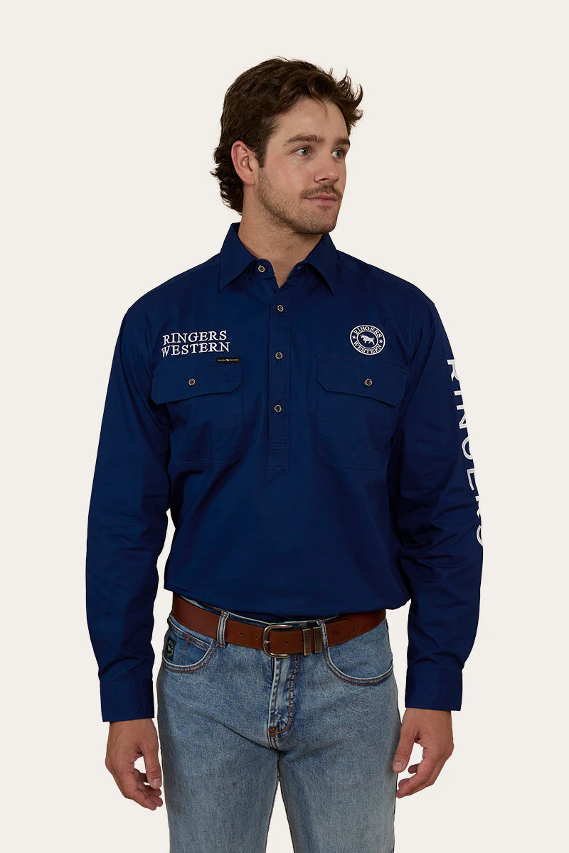 Hawkeye Mens Half Button Work Shirt - Image 26
