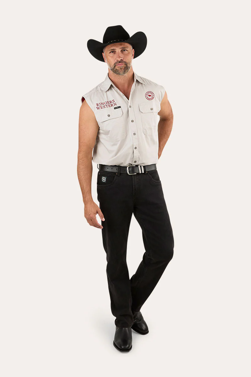 Hawkeye Mens Sleevless Work Shirt - Image 2