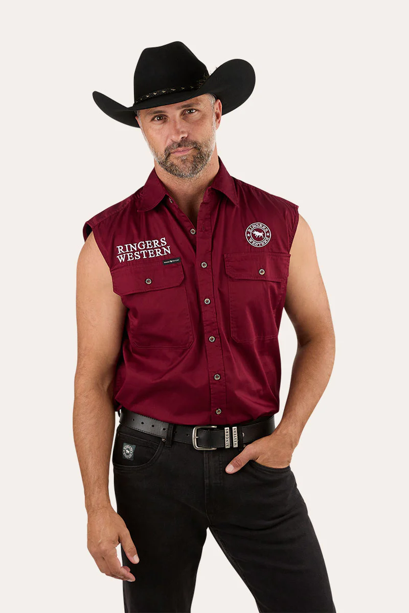 Hawkeye Mens Sleevless Work Shirt - Image 21