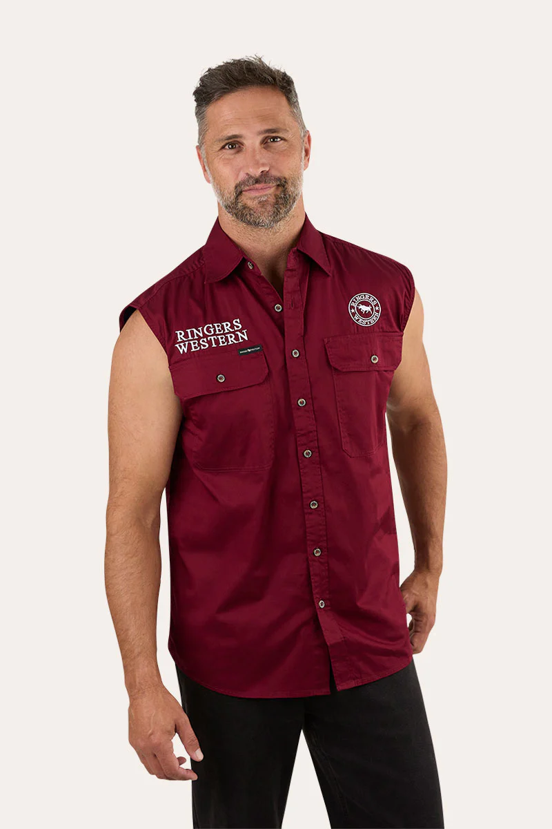 Hawkeye Mens Sleevless Work Shirt - Image 26