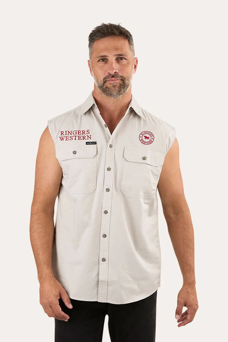 Hawkeye Mens Sleevless Work Shirt - Image 6