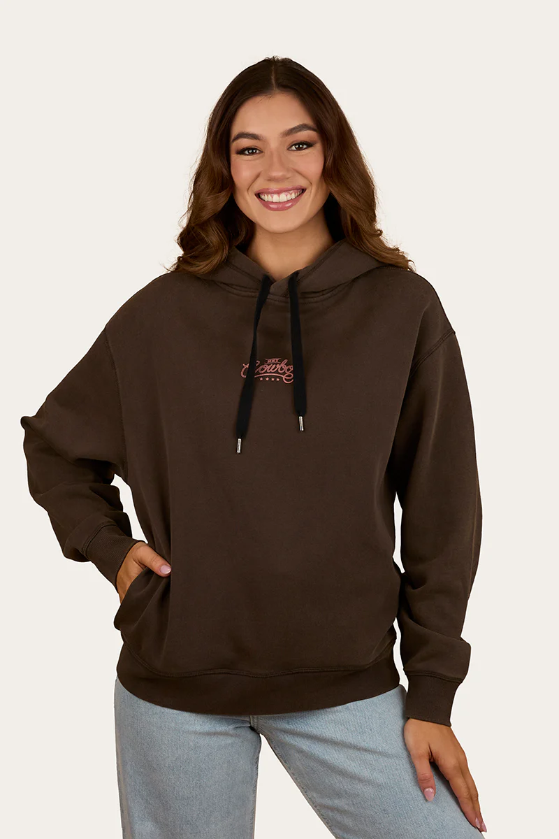 Hey Cowboy Womens Oversized Pullover Hoodie - Image 3