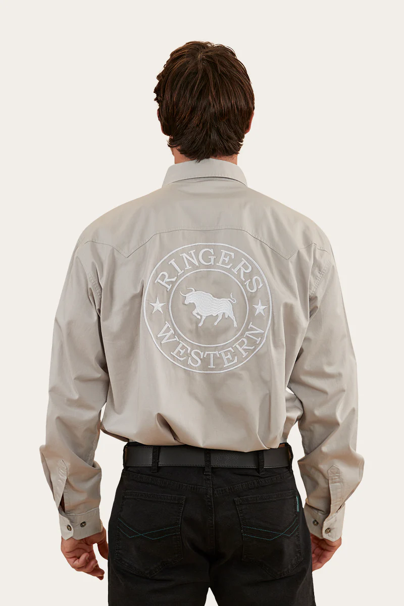 Holstein Mens Full Button Work Shirt - Image 2
