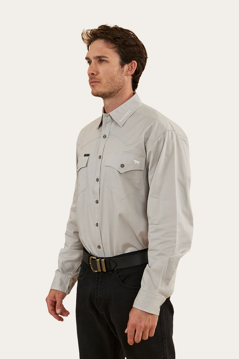 Holstein Mens Full Button Work Shirt - Image 3
