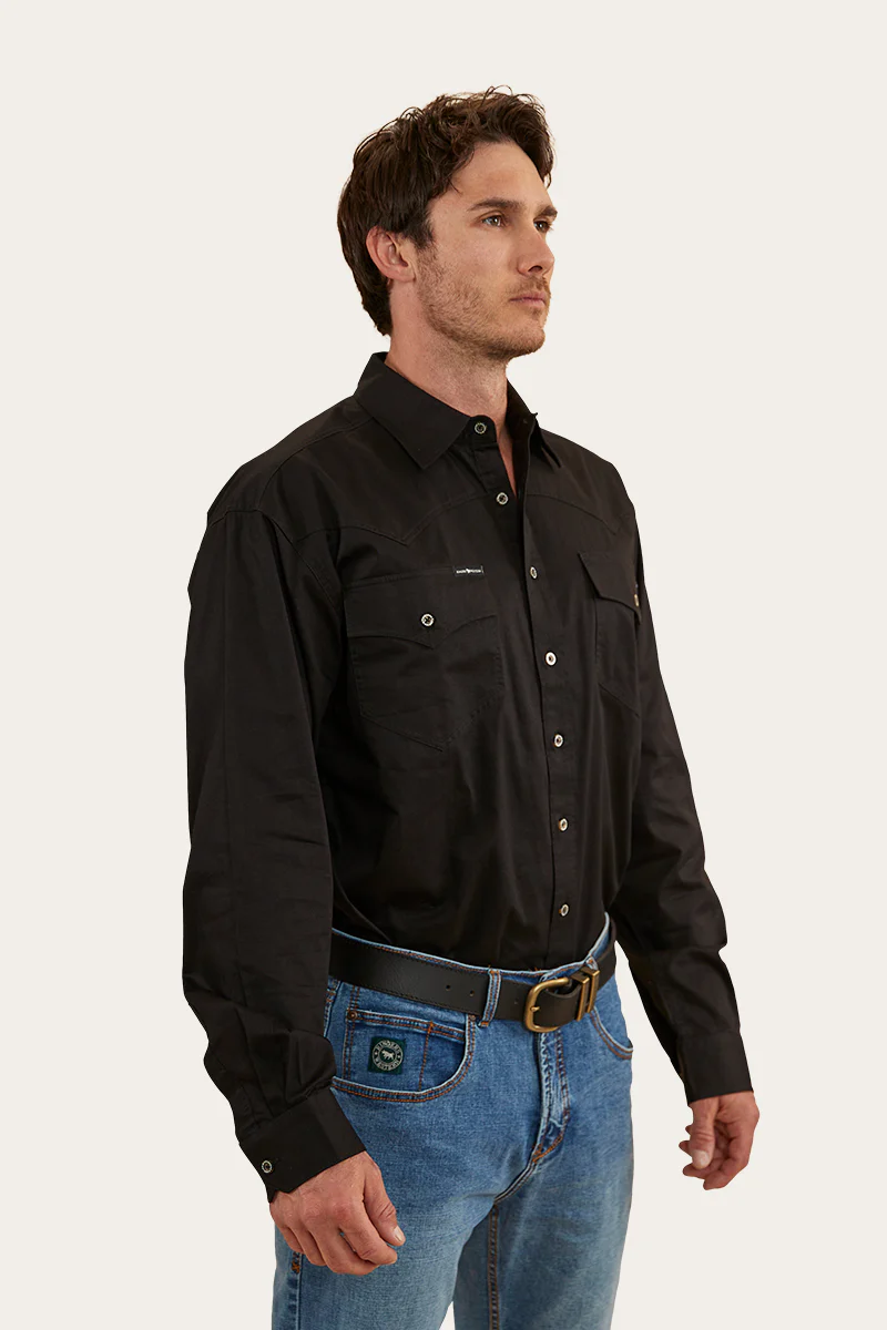 Holstein Mens Full Button Work Shirt - Image 5