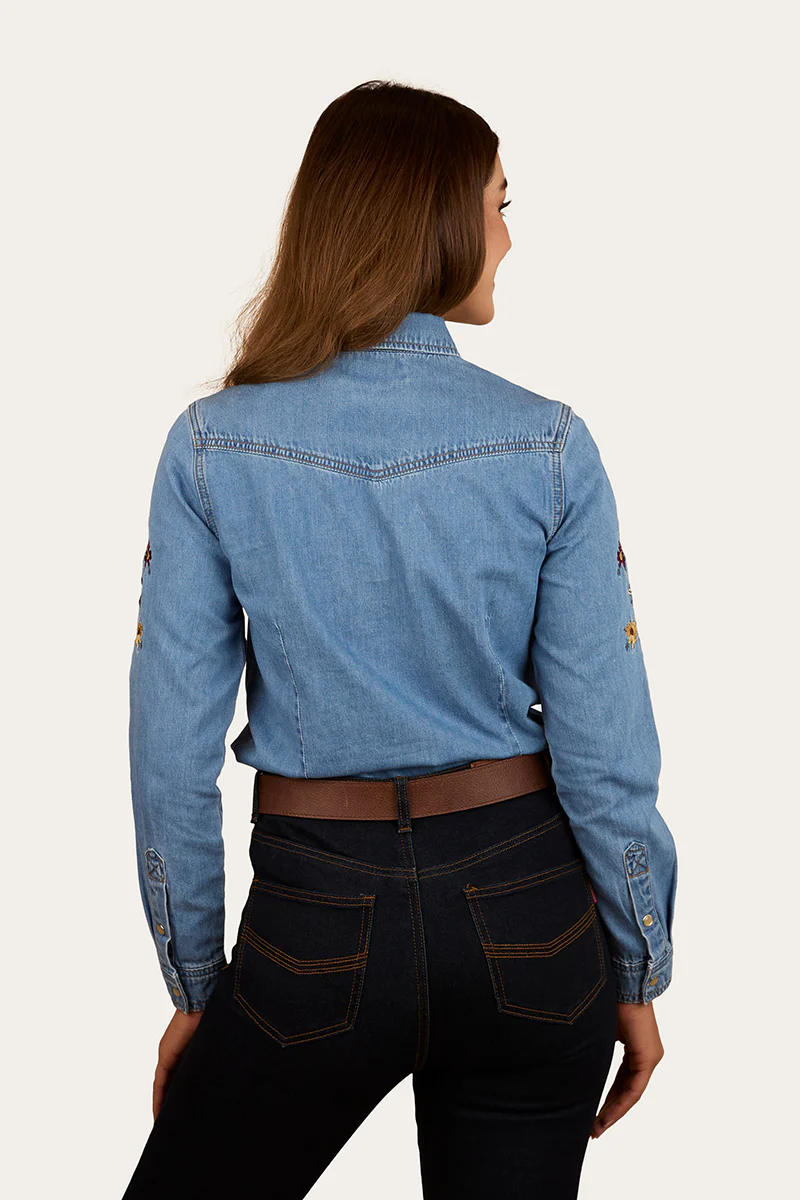 In Bloom Womens Western Shirt - Image 4
