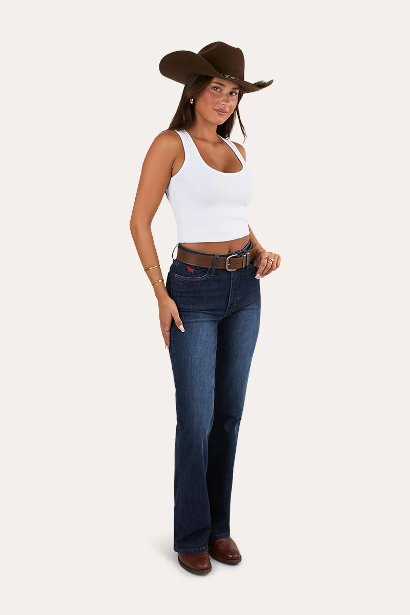 Indi Womens High Rise Bootleg Jean - Image 3