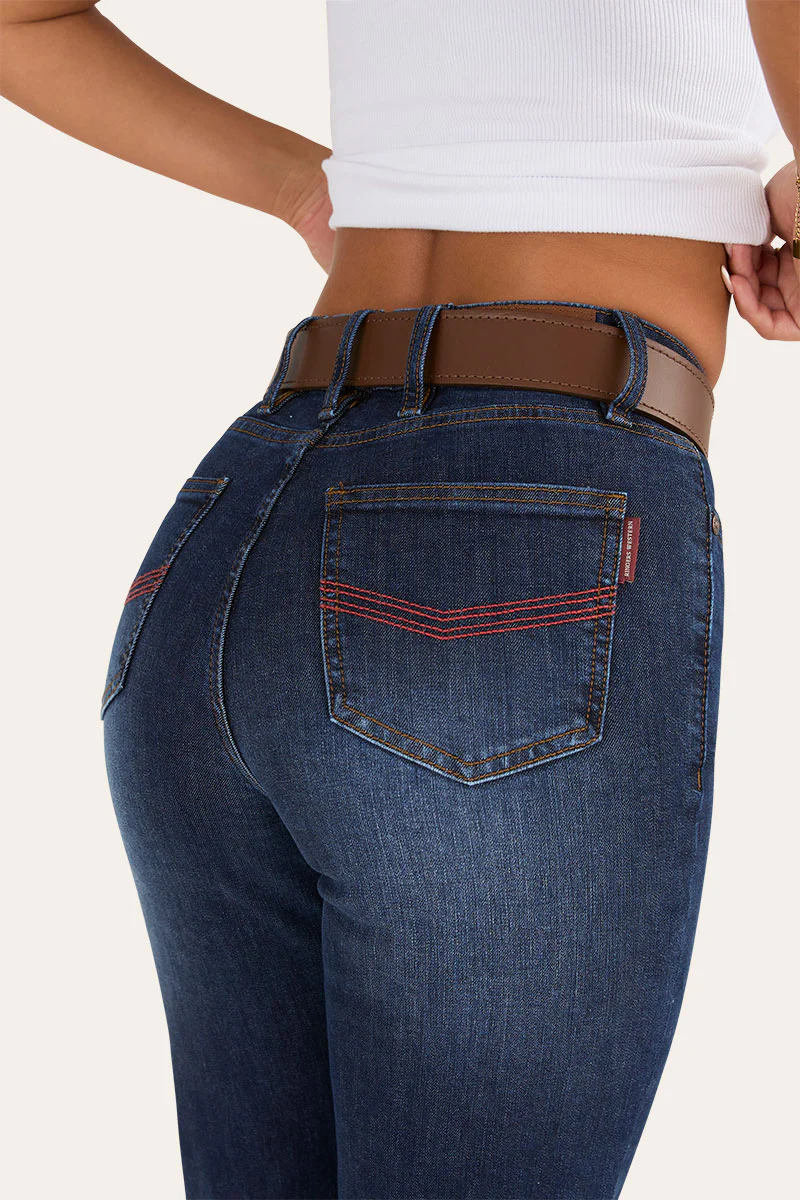 Indi Womens High Rise Bootleg Jean - Image 5