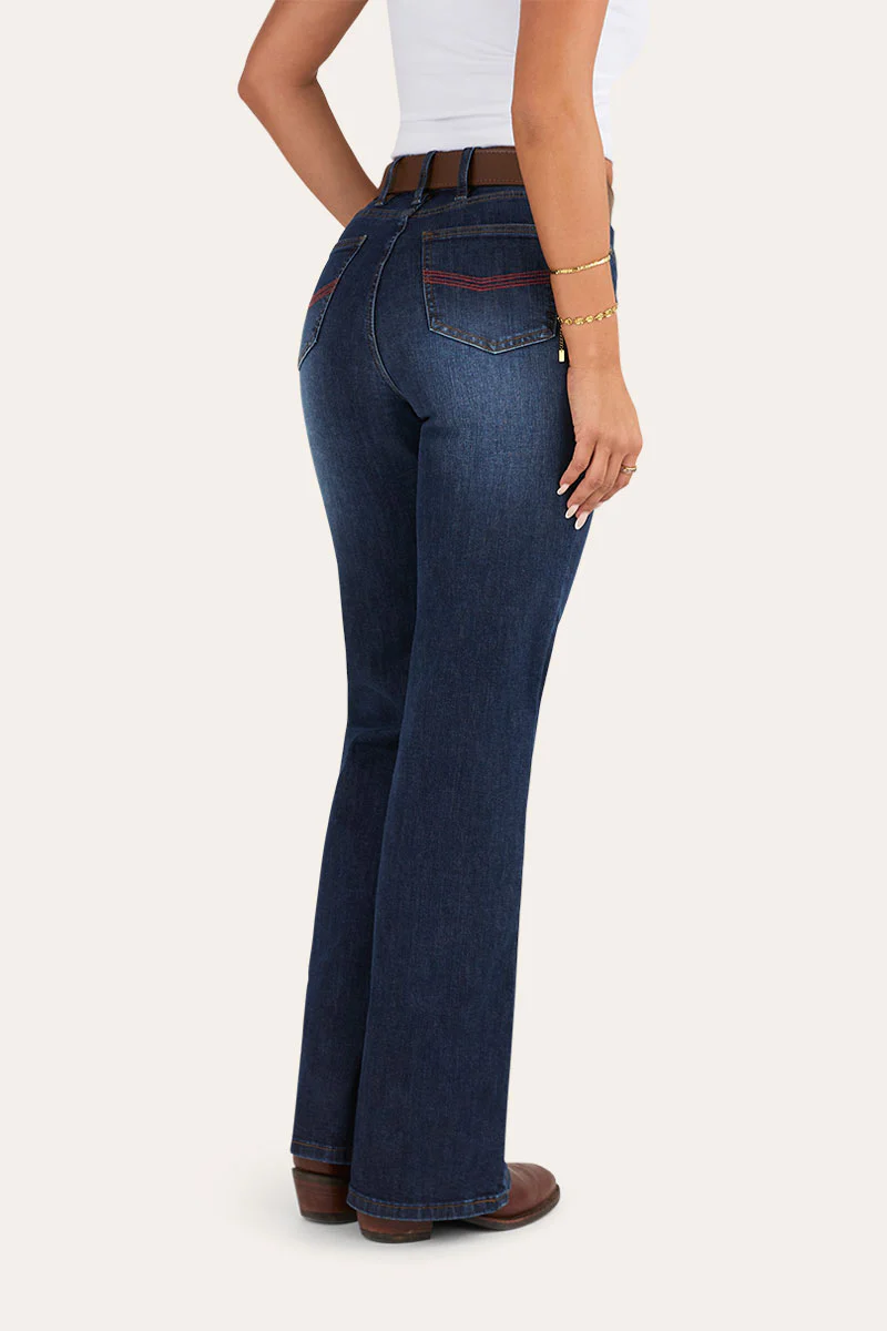 Indi Womens High Rise Bootleg Jean - Image 6