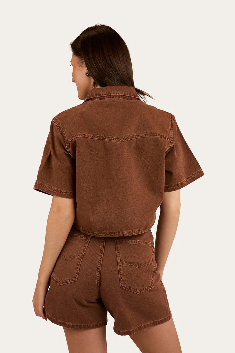 Iris Womens Denim Top - Image 4